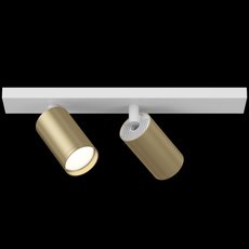Точечный светильник с арматурой белого цвета, плафонами золотого цвета Maytoni C051CL-2WMG