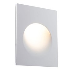 Встраиваемый в стену светильник с арматурой белого цвета Maytoni DL011-1-01W
