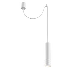 Светильник с арматурой белого цвета, металлическими плафонами Maytoni P025PL-01W