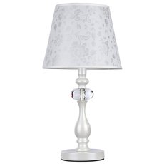 Настольная лампа с арматурой белого цвета, плафонами белого цвета Freya FR2306-TL-01-W