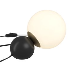 Настольная лампа с арматурой чёрного цвета Maytoni MOD048TL-01G