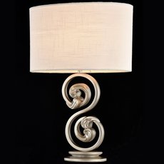 Настольная лампа с текстильными плафонами белого цвета Maytoni H300-01-G