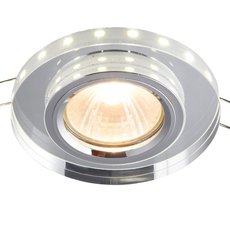 Точечный светильник с арматурой хрома цвета, стеклянными плафонами Maytoni DL287-2-3W-W