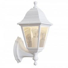 Светильник для уличного освещения с арматурой белого цвета, стеклянными плафонами Maytoni O002WL-01W