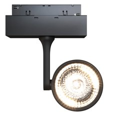 Шинная система с металлическими плафонами чёрного цвета Maytoni TR024-2-10B4K