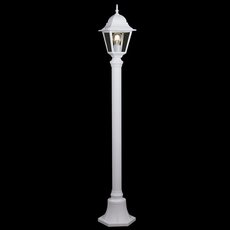 Светильник для уличного освещения с арматурой белого цвета, стеклянными плафонами Maytoni O001FL-01W