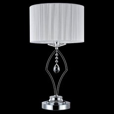 Настольная лампа с арматурой хрома цвета, плафонами белого цвета Maytoni MOD602-TL-01-N
