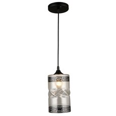 Светильник с арматурой чёрного цвета, плафонами прозрачного цвета IMEX MD.3926-1-P BK