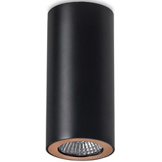 Точечный светильник с арматурой чёрного цвета, металлическими плафонами Leds-C4 15-0073-05-23