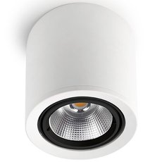 Точечный светильник с арматурой белого цвета, стеклянными плафонами Leds-C4 90-3209-14-OU