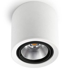 Точечный светильник с арматурой белого цвета, стеклянными плафонами Leds-C4 90-3209-14-DU