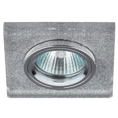 Точечный светильник с арматурой стекла цвета ЭРА DK8 CH/SHSL