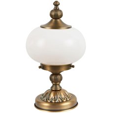 Настольная лампа с плафонами белого цвета Wertmark WE360.01.504