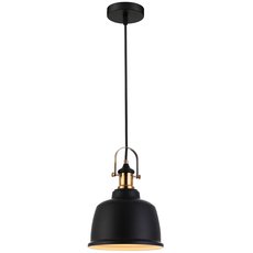Светильник с арматурой чёрного цвета, плафонами чёрного цвета Velante 390-026-01