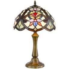 Настольная лампа с стеклянными плафонами цветного цвета Velante 826-804-01