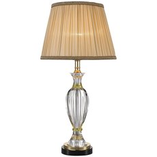 Настольная лампа с текстильными плафонами бежевого цвета Wertmark WE702.01.304