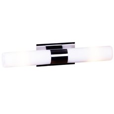 Светильник для ванной комнаты с арматурой хрома цвета, плафонами белого цвета Velante 254-101-02