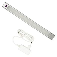 Мебельный светильник с плафонами белого цвета Uniel ULI-F46-5W-2700-6000K-DIM SENSOR IP20 SILVER