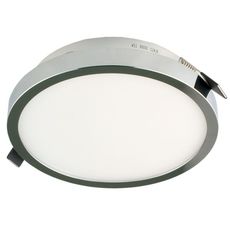 Точечный светильник с арматурой хрома цвета, плафонами белого цвета Светкомплект DLR 12 CHR 3000K