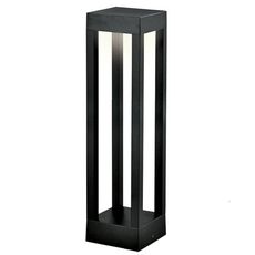 Светильник для уличного освещения с арматурой чёрного цвета, плафонами чёрного цвета Uniel ULU-T06A-10W-3000K IP65 BLACK