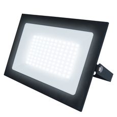 Светильник для уличного освещения с арматурой чёрного цвета, плафонами белого цвета Uniel ULF-F21-100W-4000K IP65 200-250В BLACK