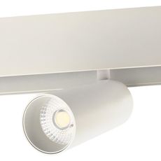 Шинная система с металлическими плафонами белого цвета Uniel ULB-M60-12W-4000K-35 WHITE