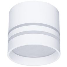 Точечный светильник с арматурой белого цвета, пластиковыми плафонами Светкомплект SDF-02R 12W WH 4100K