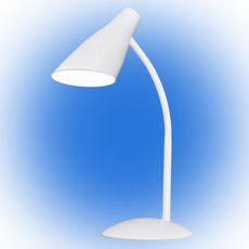 Настольная лампа с арматурой белого цвета, пластиковыми плафонами Uniel TLD-562 White-LED-360Lm-4500K-Dimmer