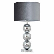 Настольная лампа с плафонами серого цвета MODELUX 701-01 CR
