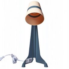 Настольная лампа с пластиковыми плафонами Uniel ULO-K22 D-E14-A BLACK-CREAM