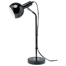 Настольная лампа с металлическими плафонами чёрного цвета Uniel UML-B702 E14 BLACK