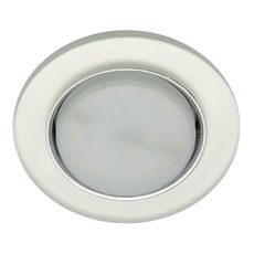 Точечный светильник с арматурой хрома цвета, плафонами прозрачного цвета Fametto DLS-L158 GX53 CHROME/MATT CLEAR