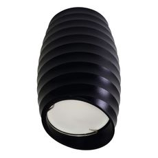 Точечный светильник с арматурой чёрного цвета, плафонами чёрного цвета Fametto DLC-S604 GU10 BLACK