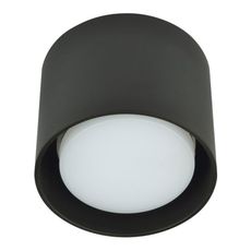 Точечный светильник с арматурой чёрного цвета, плафонами чёрного цвета Fametto DLC-S608 GX53 BLACK