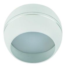 Точечный светильник с арматурой белого цвета, металлическими плафонами Fametto DLC-S614 GX53 WHITE/SILVER
