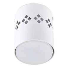 Точечный светильник с арматурой белого цвета, металлическими плафонами Fametto DLC-S616 GX53 WHITE