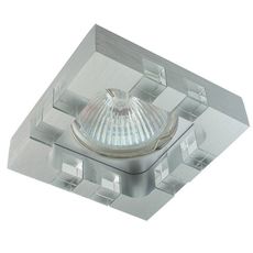 Точечный светильник с стеклянными плафонами Светкомплект AG 39 AL/CL