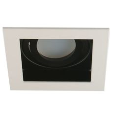 Точечный светильник с арматурой белого цвета, плафонами чёрного цвета Светкомплект AT 12 MWH/BK