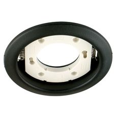 Точечный светильник с арматурой чёрного цвета Светкомплект R75 BK