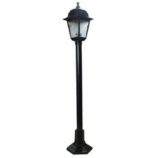 Светильник для уличного освещения с арматурой чёрного цвета, пластиковыми плафонами Uniel UUL-A01T 60W/E27 IP44 BLACK