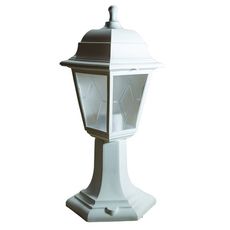 Светильник для уличного освещения с арматурой белого цвета, пластиковыми плафонами Uniel UUL-A01F 60W-E27 IP44 WHITE