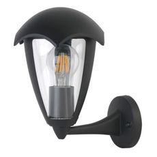 Светильник для уличного освещения с пластиковыми плафонами прозрачного цвета Uniel UUL-S80A 60W-E27 IP54 BLACK