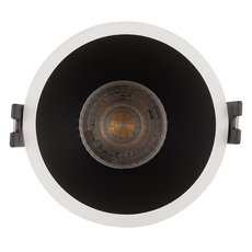 Точечный светильник с пластиковыми плафонами чёрного цвета DENKIRS DK3026-WB