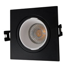 Точечный светильник с арматурой чёрного цвета, пластиковыми плафонами DENKIRS DK3071-BK+WH