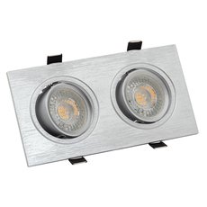 Точечный светильник с арматурой серого цвета, металлическими плафонами DENKIRS DK3022-CM