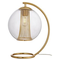 Настольная лампа с арматурой золотого цвета, стеклянными плафонами Favourite 2880-1T