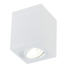Точечный светильник с арматурой белого цвета, металлическими плафонами Simple Story 2038-1CLW