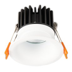 Точечный светильник с арматурой белого цвета, металлическими плафонами Simple Story 2078-LED7DLW