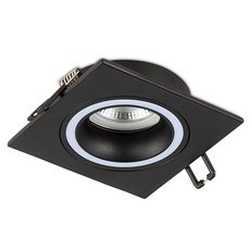 Точечный светильник с арматурой чёрного цвета Simple Story 2070-1DLB