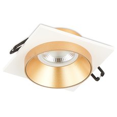 Точечный светильник с арматурой белого цвета, металлическими плафонами Simple Story 2068-1DLWG
